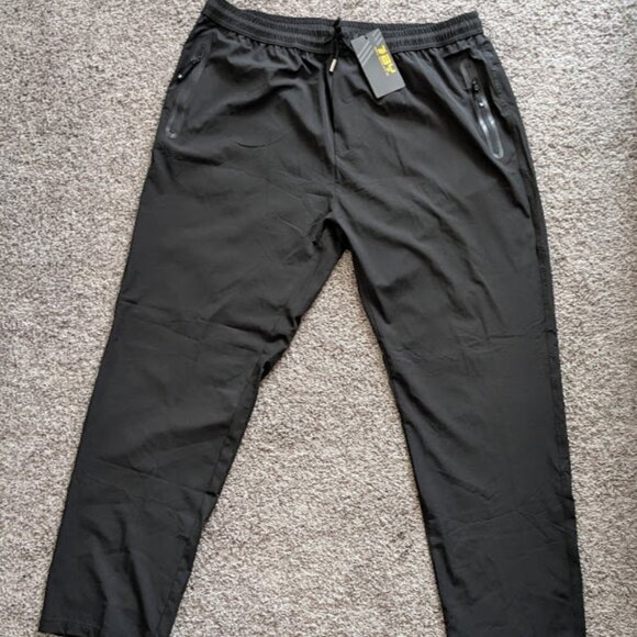 TBMPOY black athletic zippered pockets joggers - Picture 1 of 5
